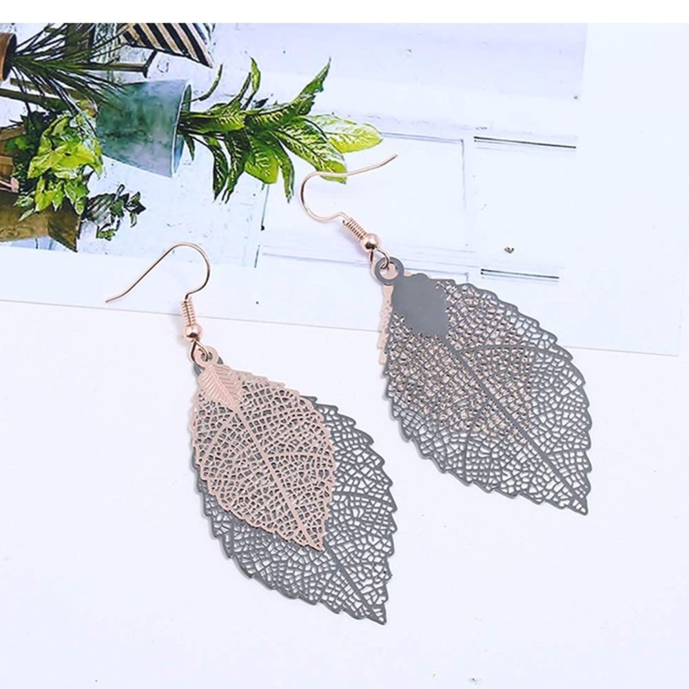 Leaf Earrings Bohemian,Pendant Drop Dangle Hook